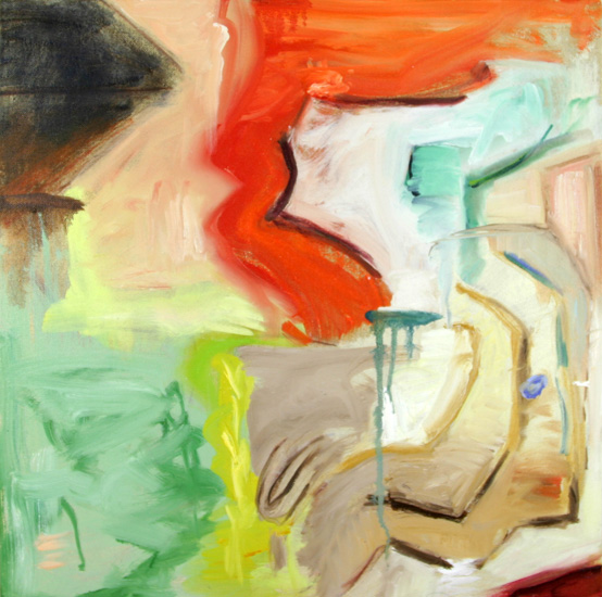 Terrain 1, 20" x 20" oil on canvas, 2014